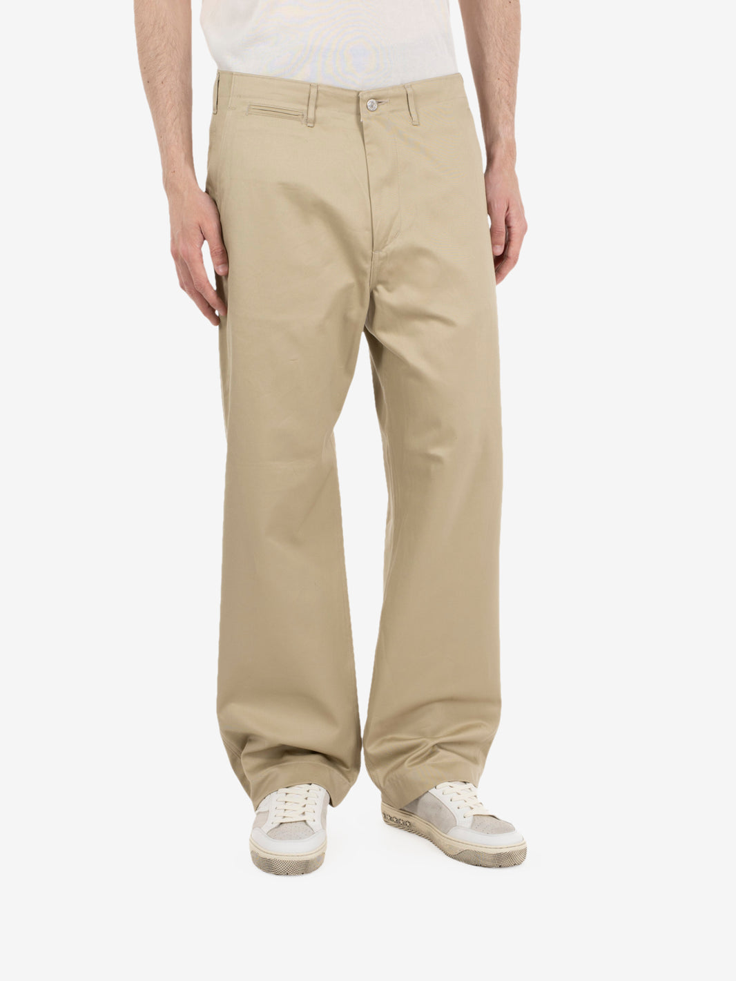 Wide trousers khaki