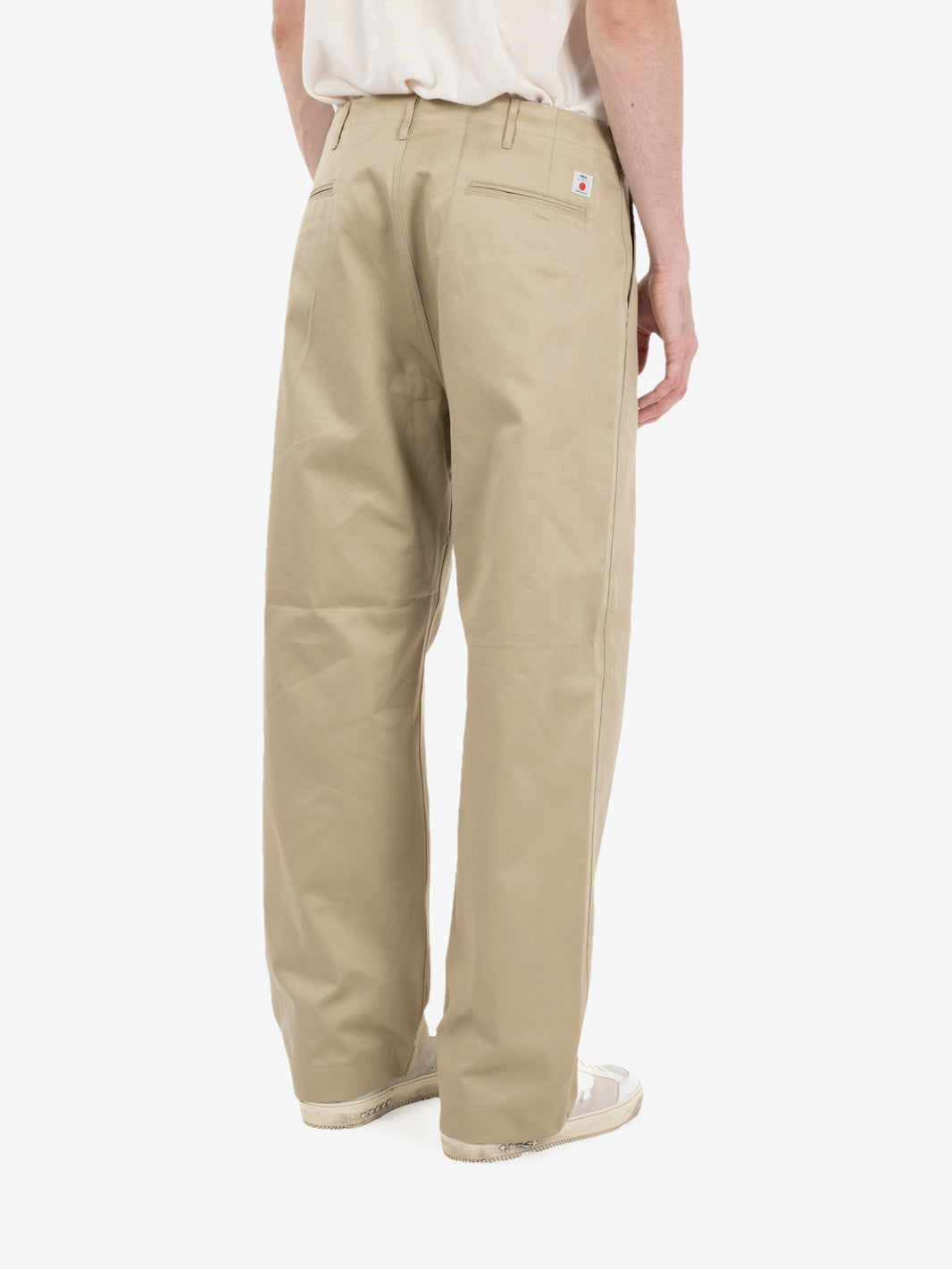 Wide trousers khaki