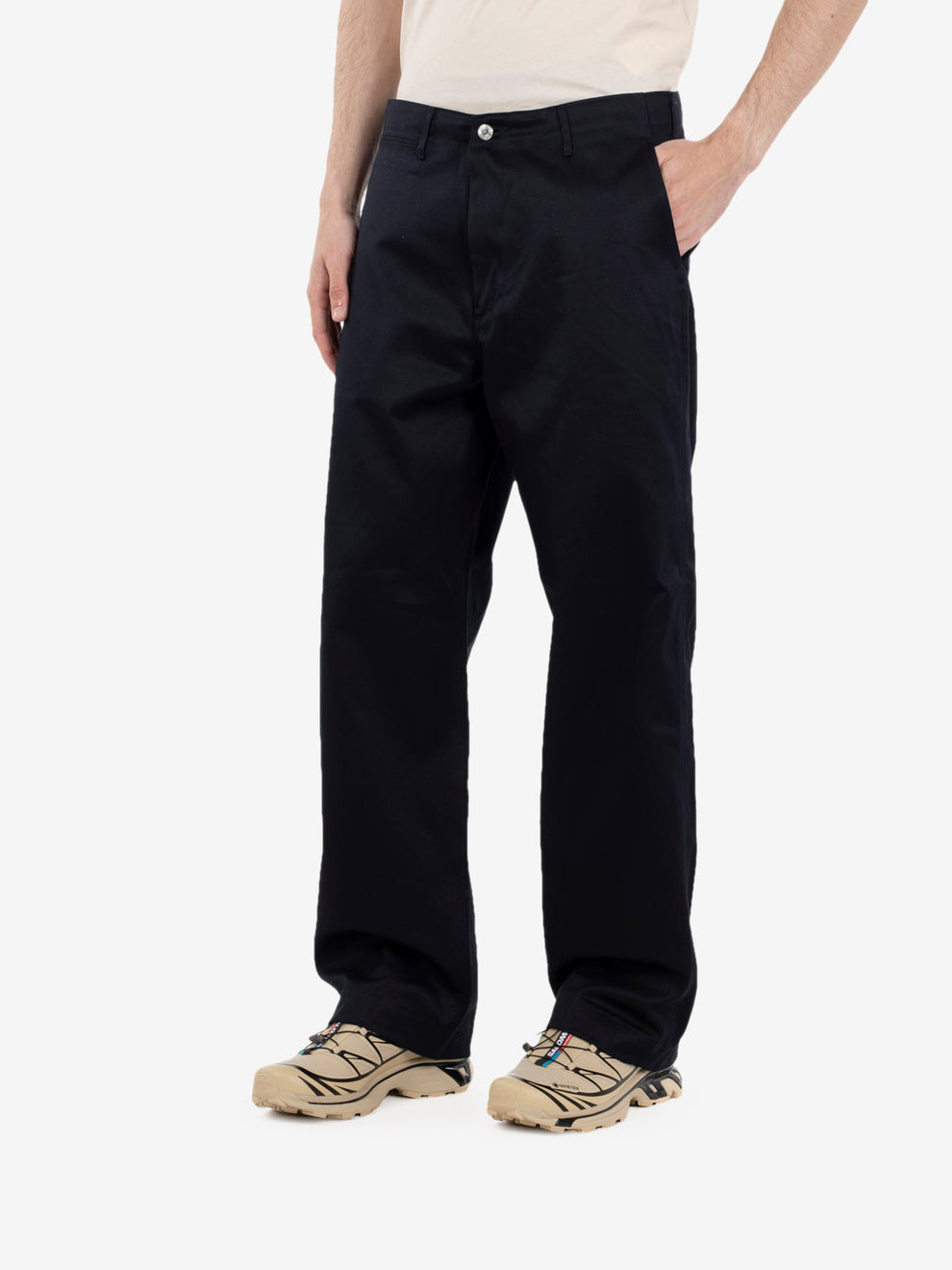 Wide trousers navy