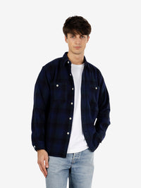 Work shirt Japan blu / green