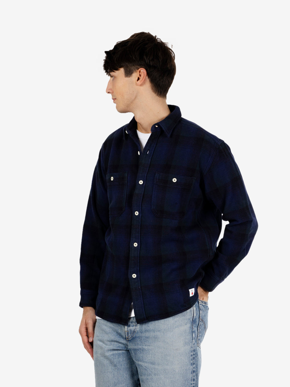 Work shirt Japan blu / green