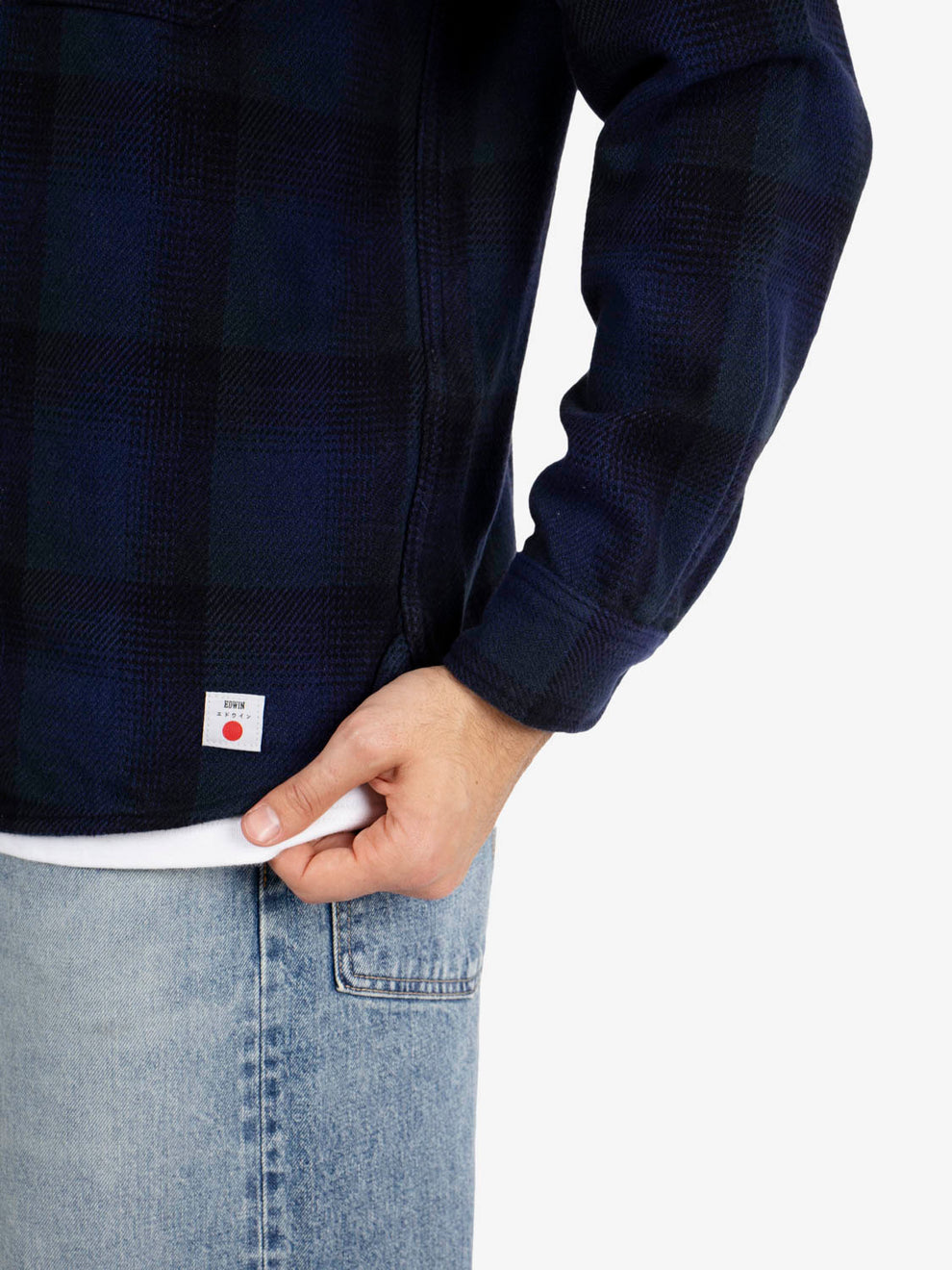 Work shirt Japan blu / green