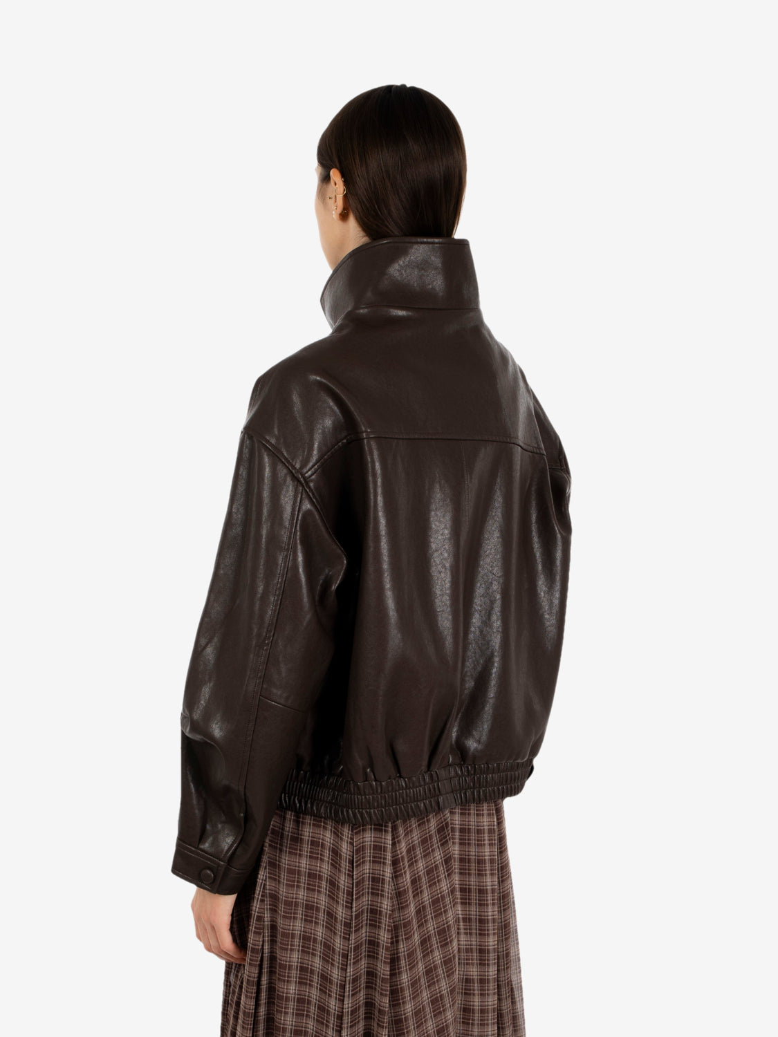 FAUX LEATHER BOMBER JACKET EFW260038_094