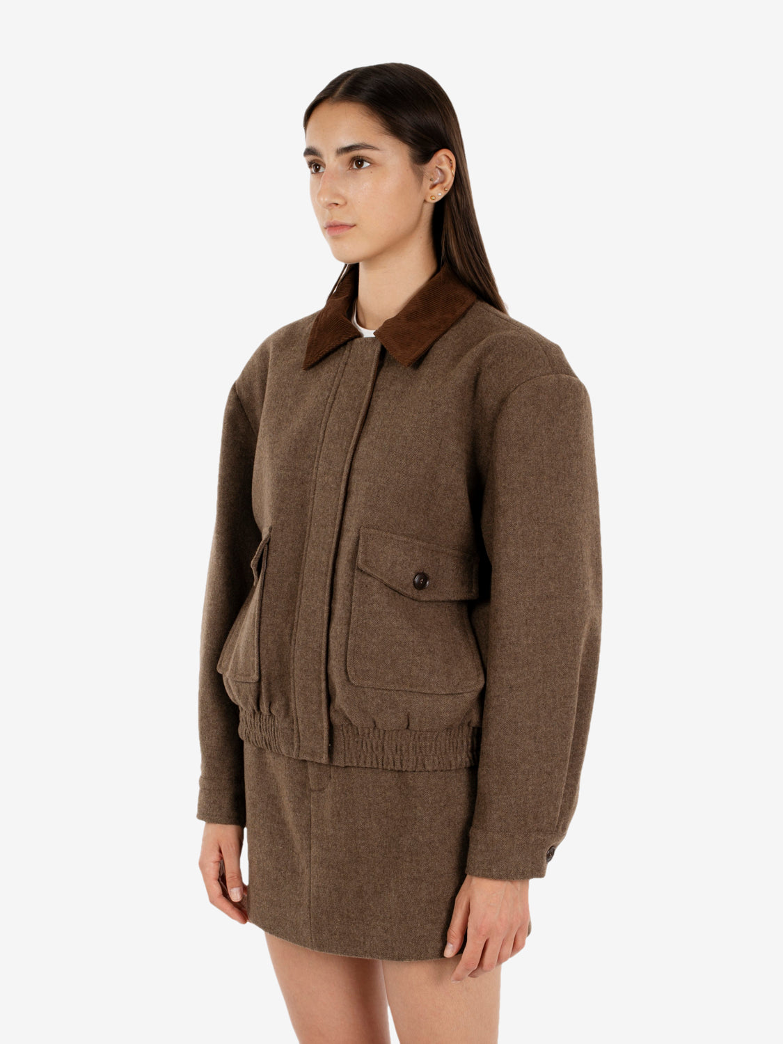 BROWN BOMBER JACKET EFW260016_038