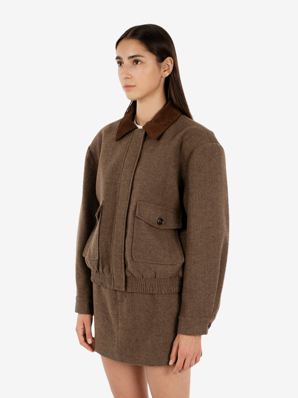 BROWN BOMBER JACKET EFW260016_038