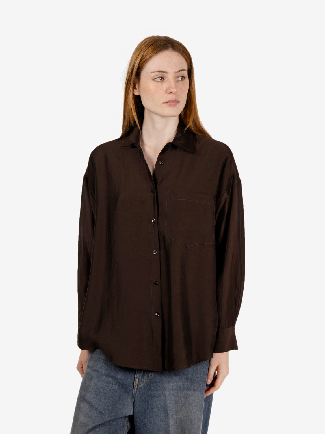 Camicia doppio colletto moro