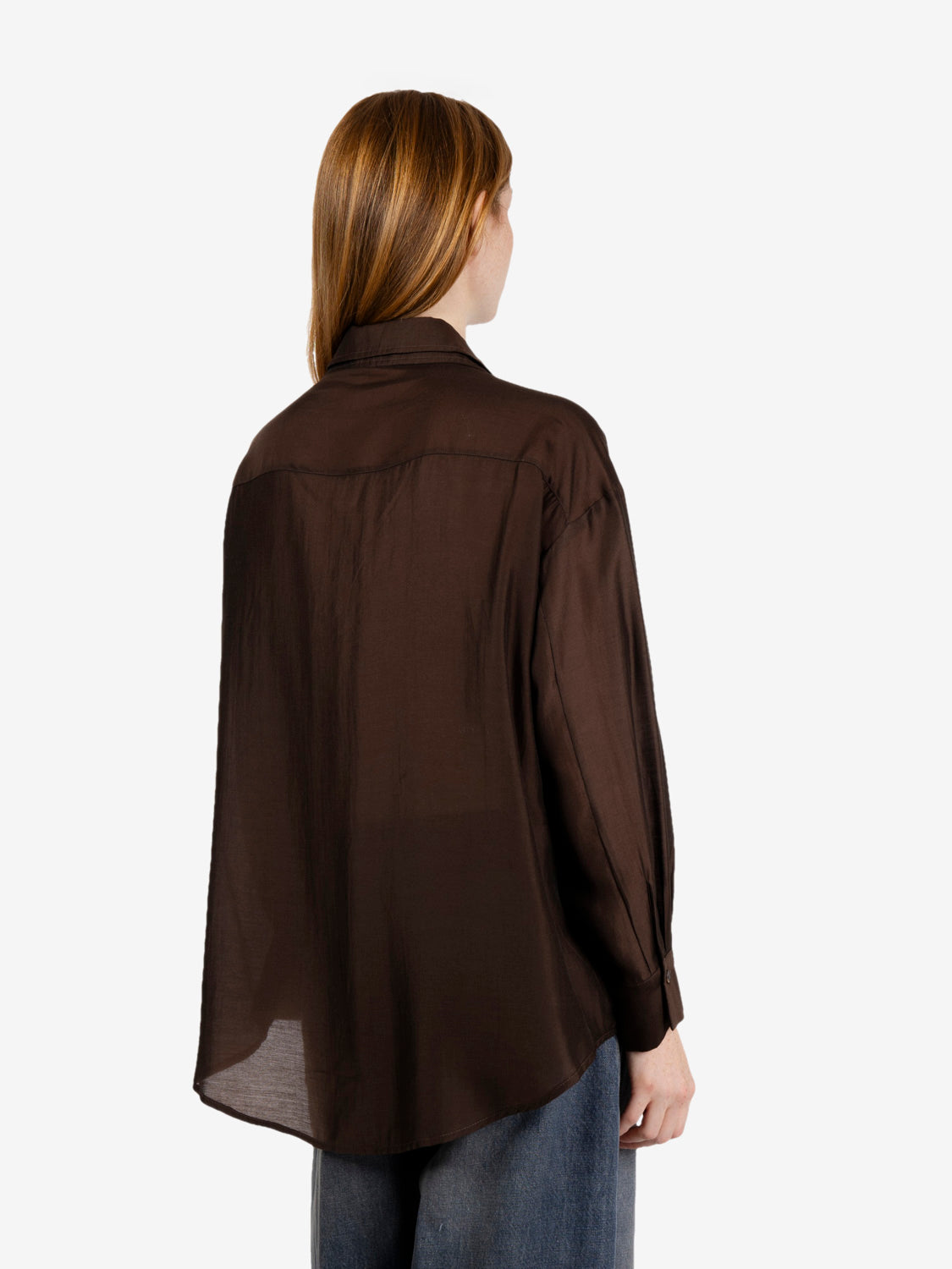 Camicia doppio colletto moro
