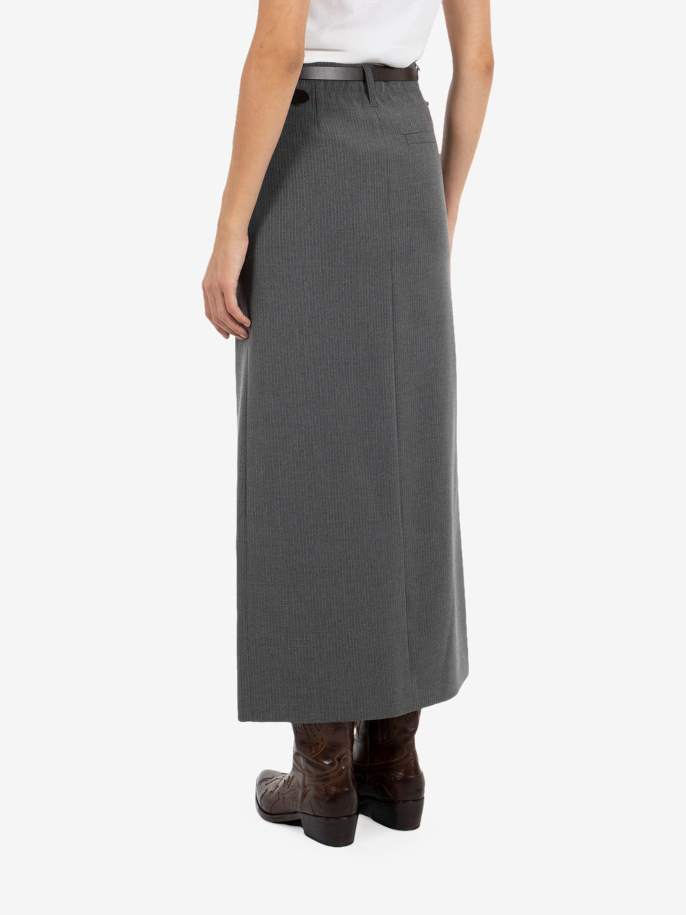 GREY PENCIL SKIRT EFW260247_072