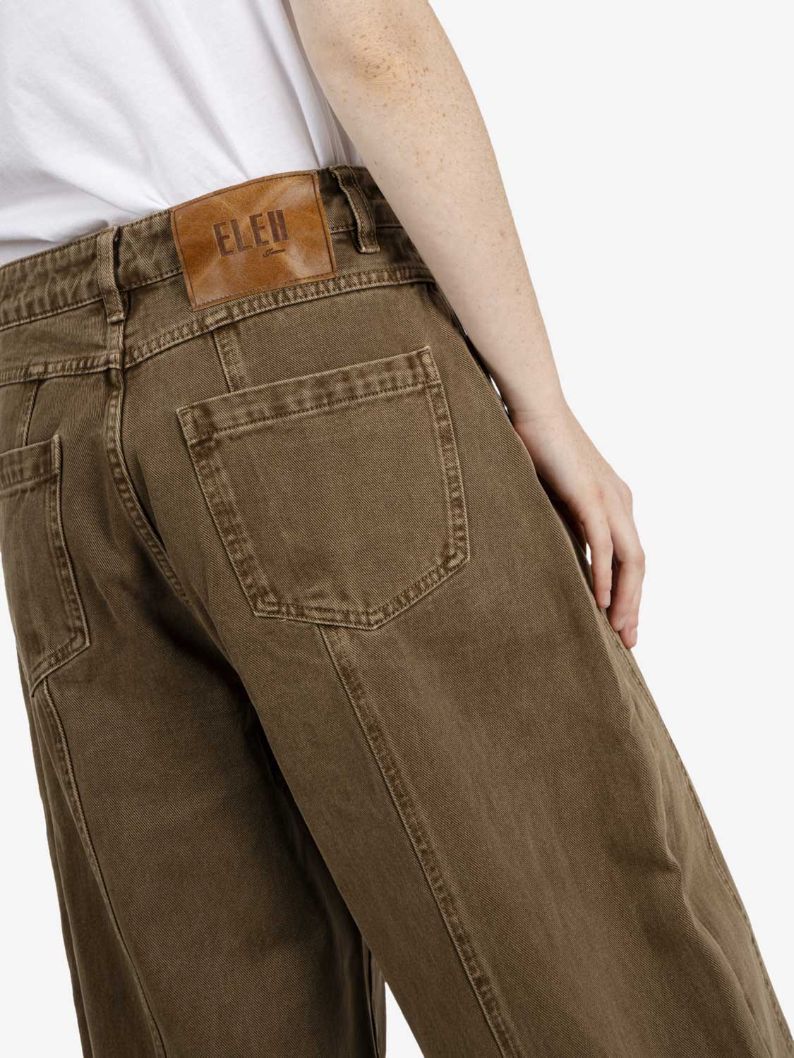 Jeans balloon marrone