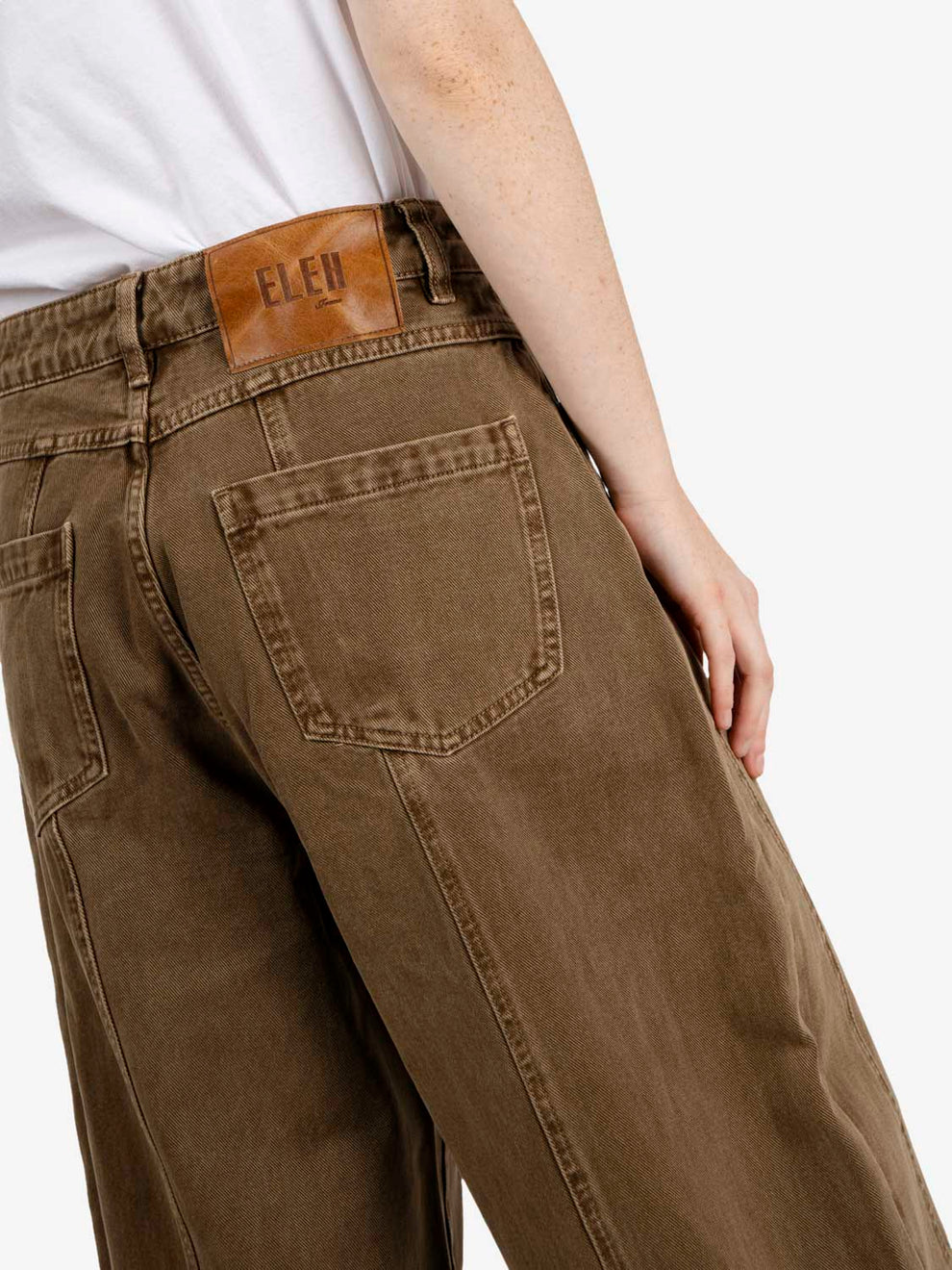Jeans balloon marrone