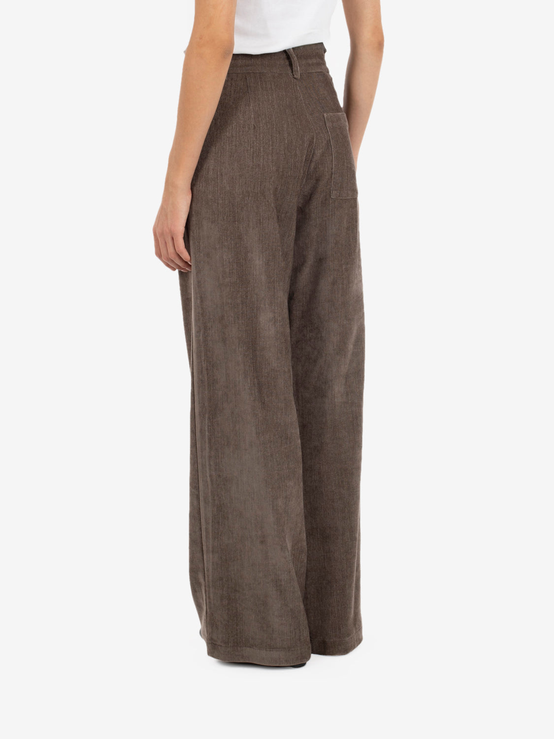 SMOOTH MUD VELVET TROUSERS EFW260259_064