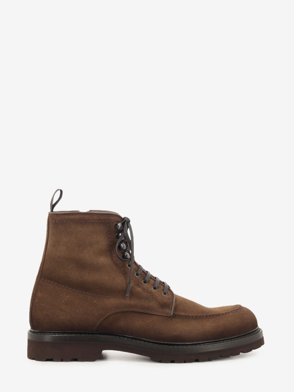Anfibio in suede testa di moro
