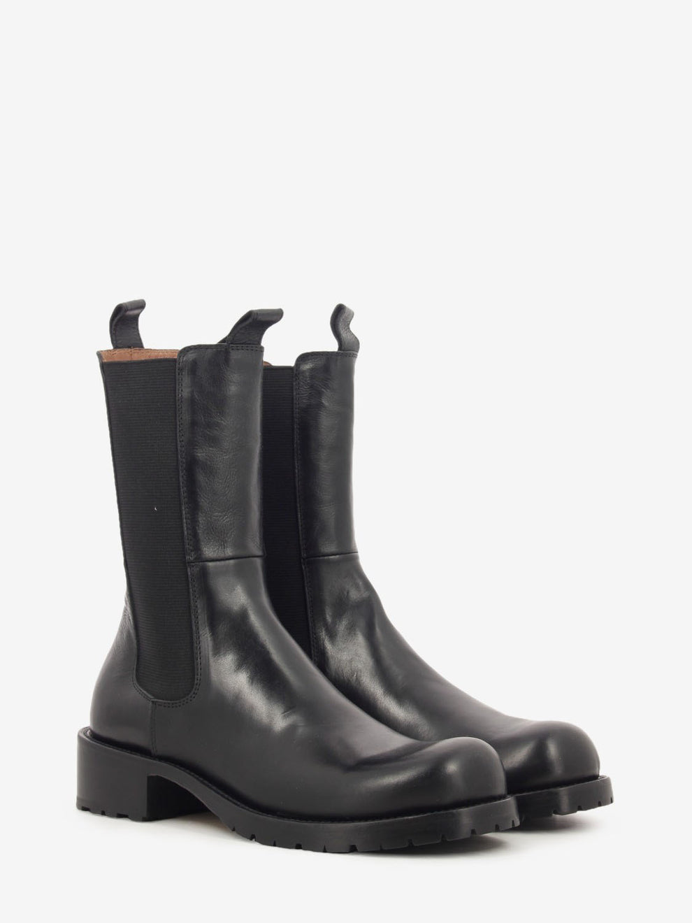 Todi black leather Chelsea boots