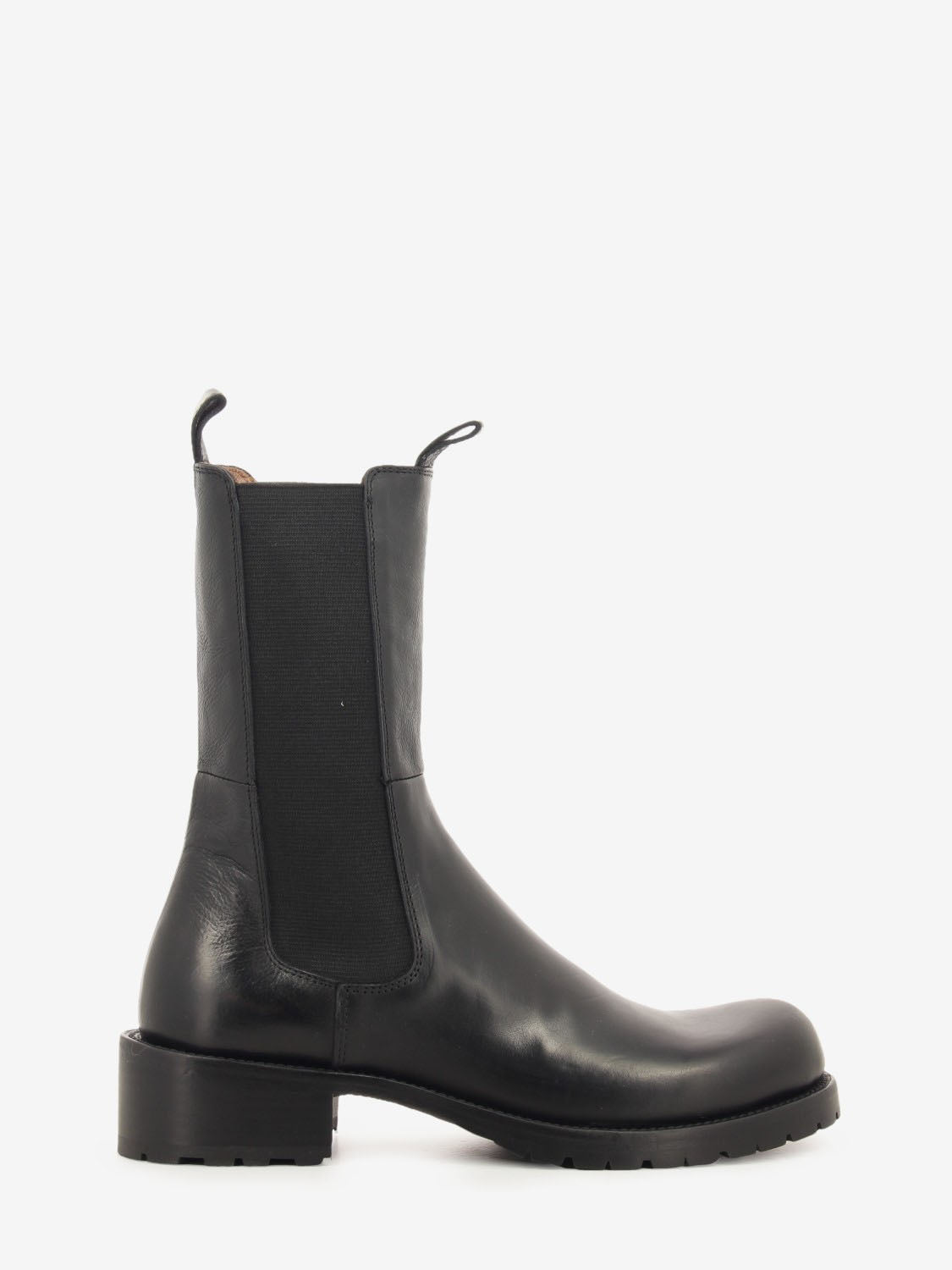 Todi black leather Chelsea boots