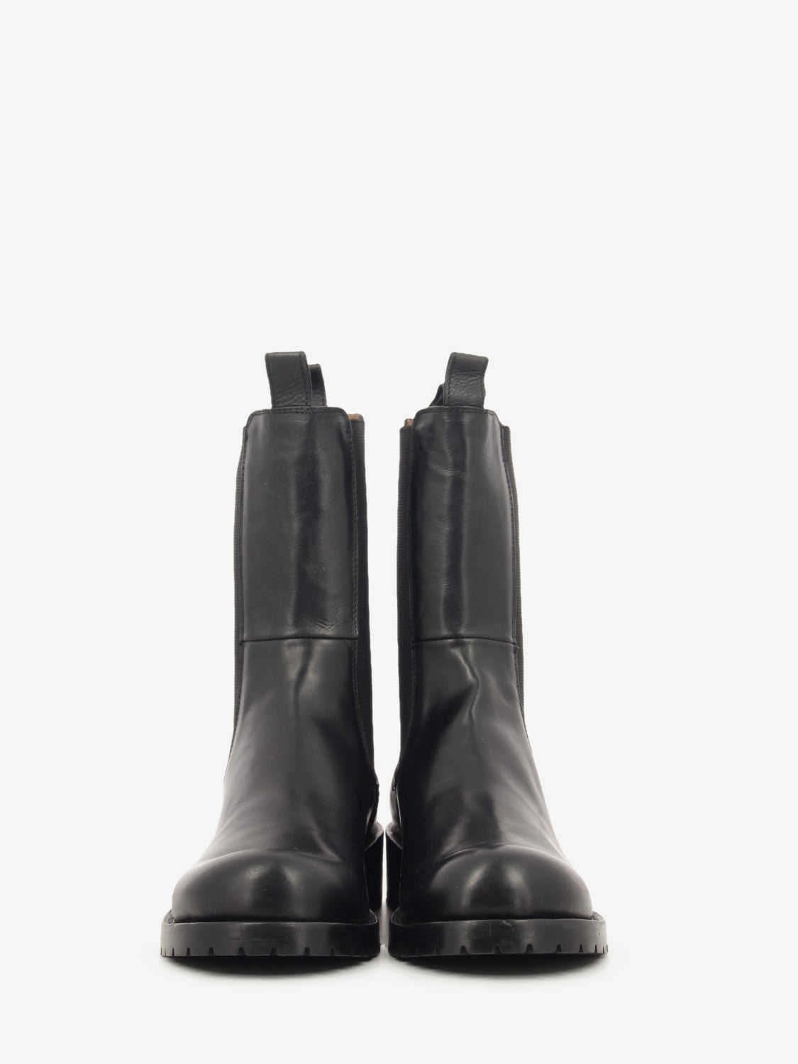 Todi black leather Chelsea boots
