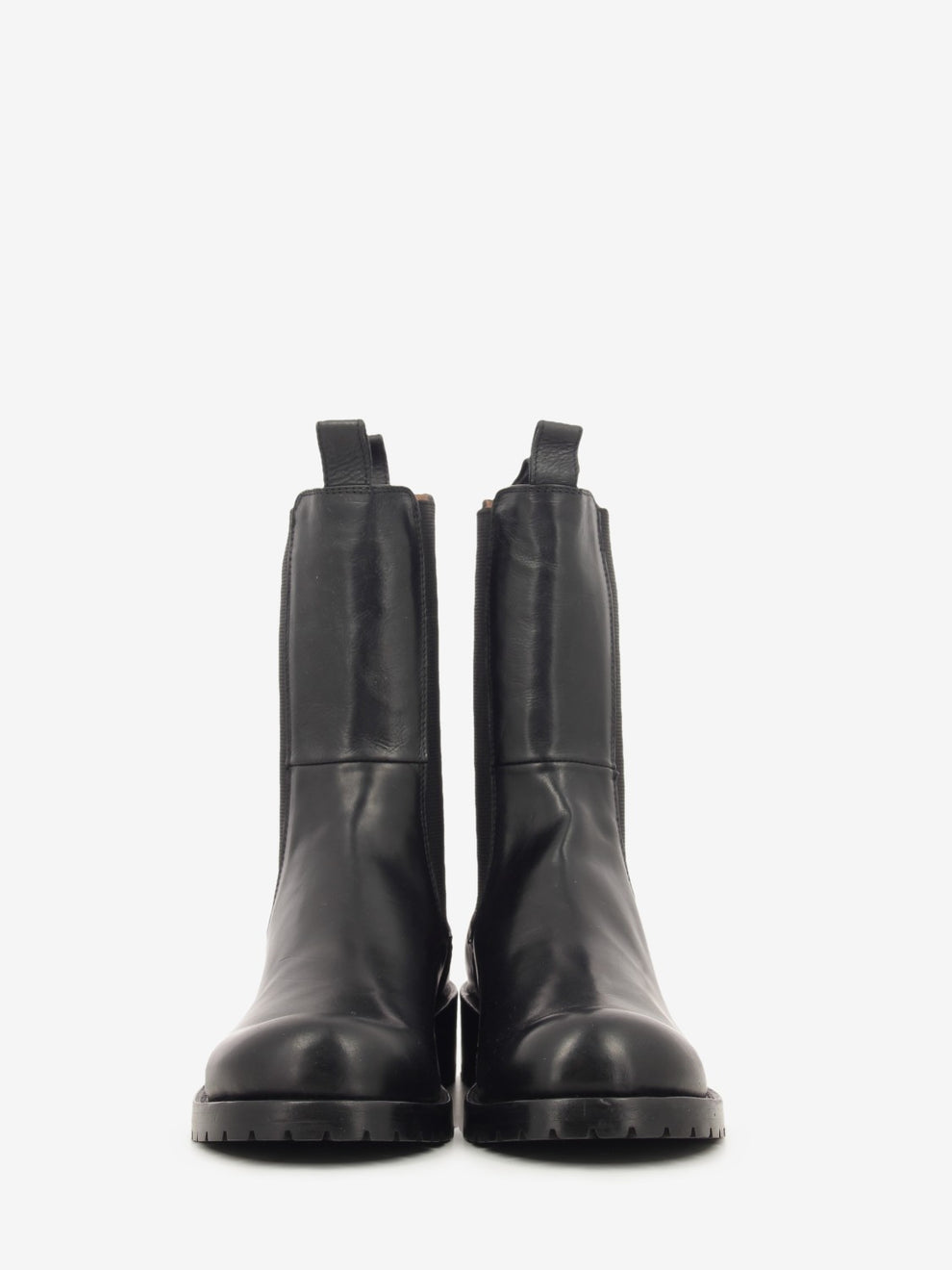 Todi black leather Chelsea boots