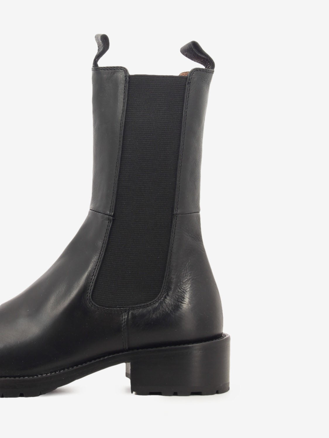 Todi black leather Chelsea boots