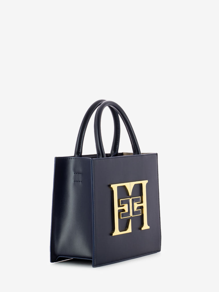 ELISABETTA FRANCHI - Borsa a mano con logo blu