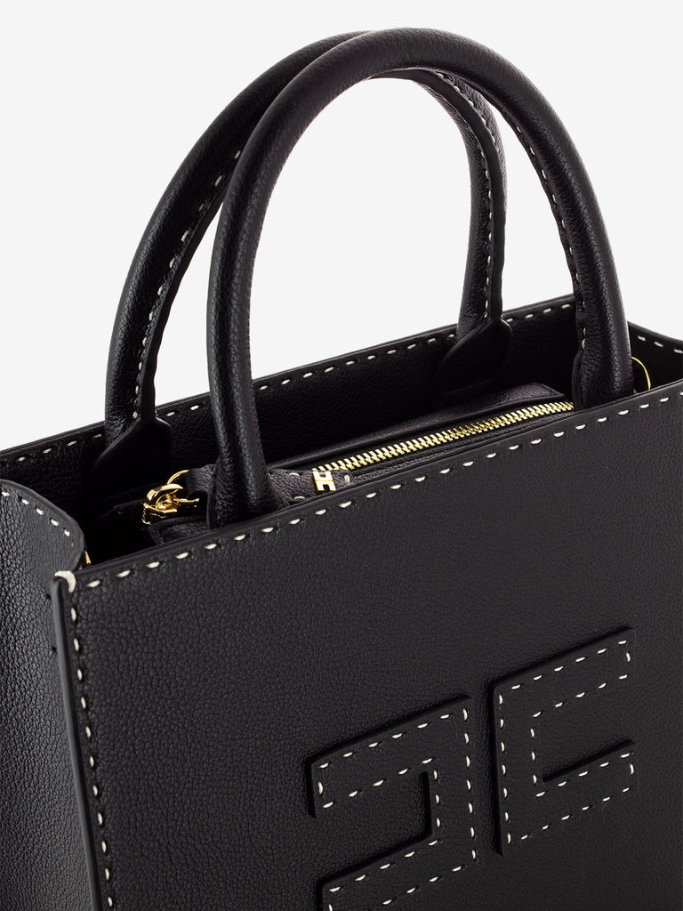 ELISABETTA FRANCHI - Borsa Tote piccola nera