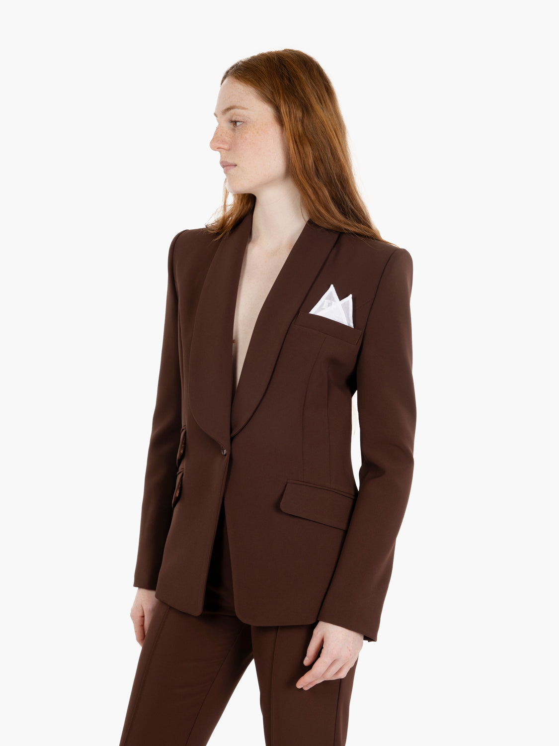 Elisabetta Franchi Completo giacca e pantalone coffee STIMM