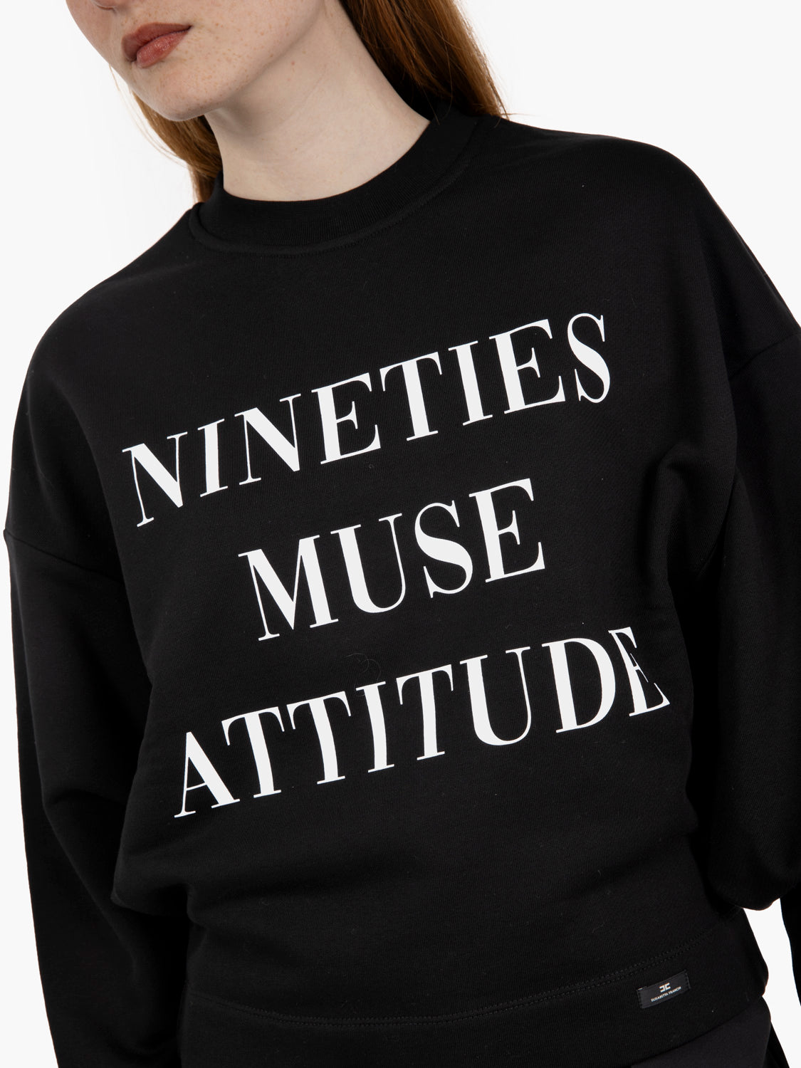 Felpa "Nineties Muse Attitude" nero