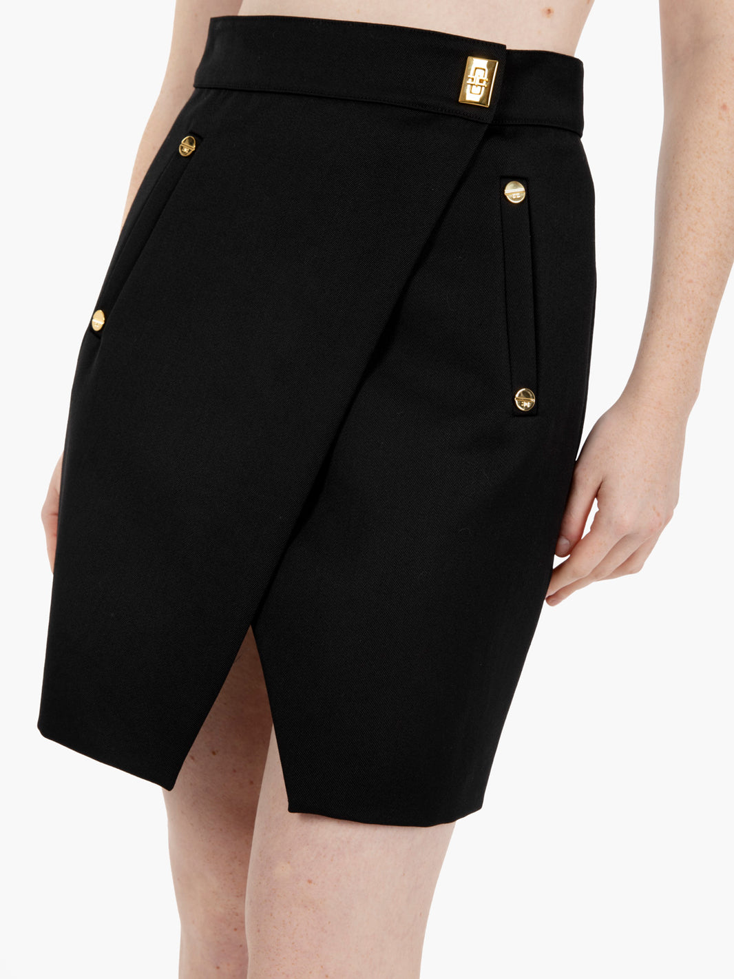 BLACK SKIRT GO12656E2_110