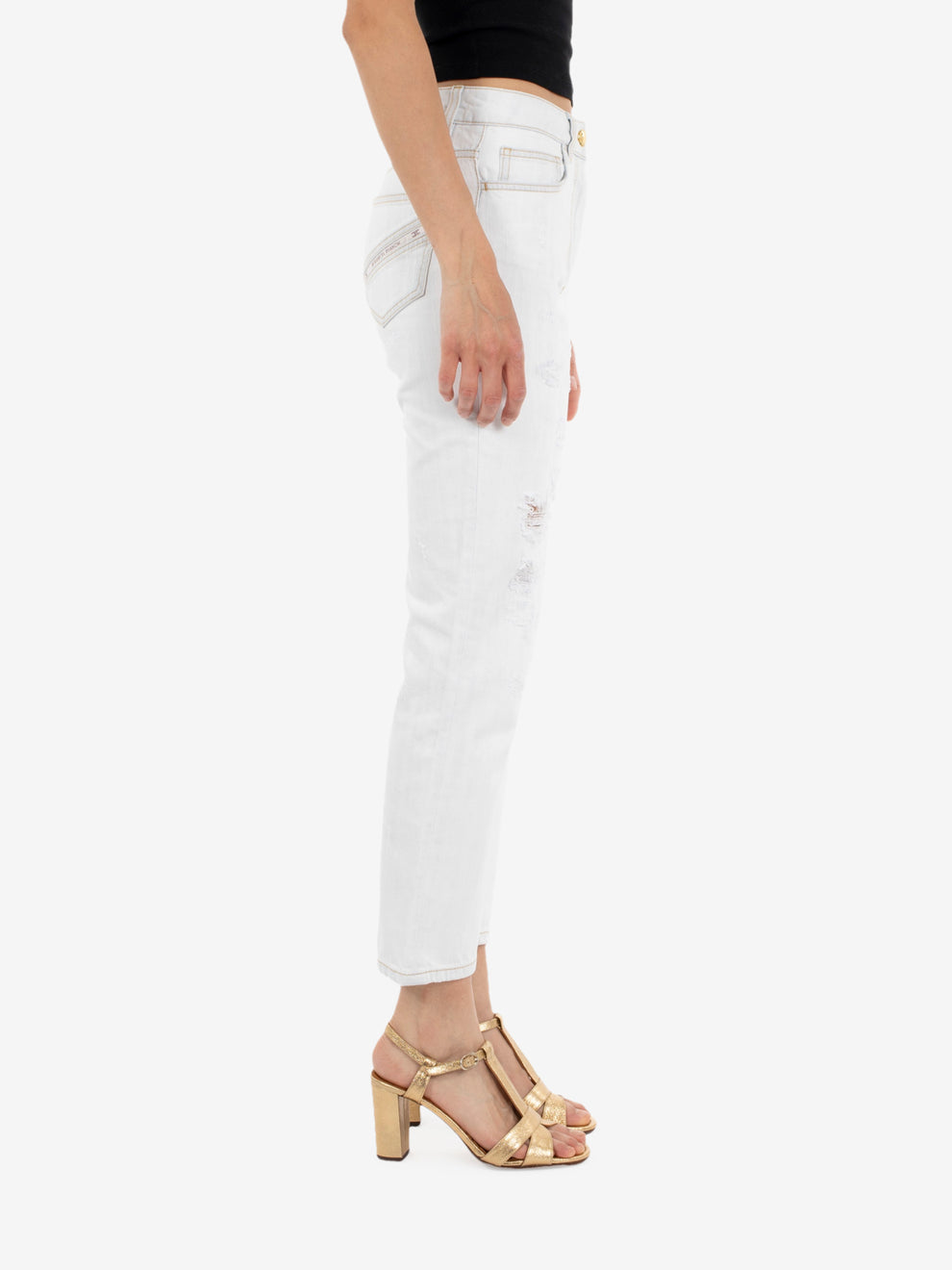 Bleached Destroyed Jeans