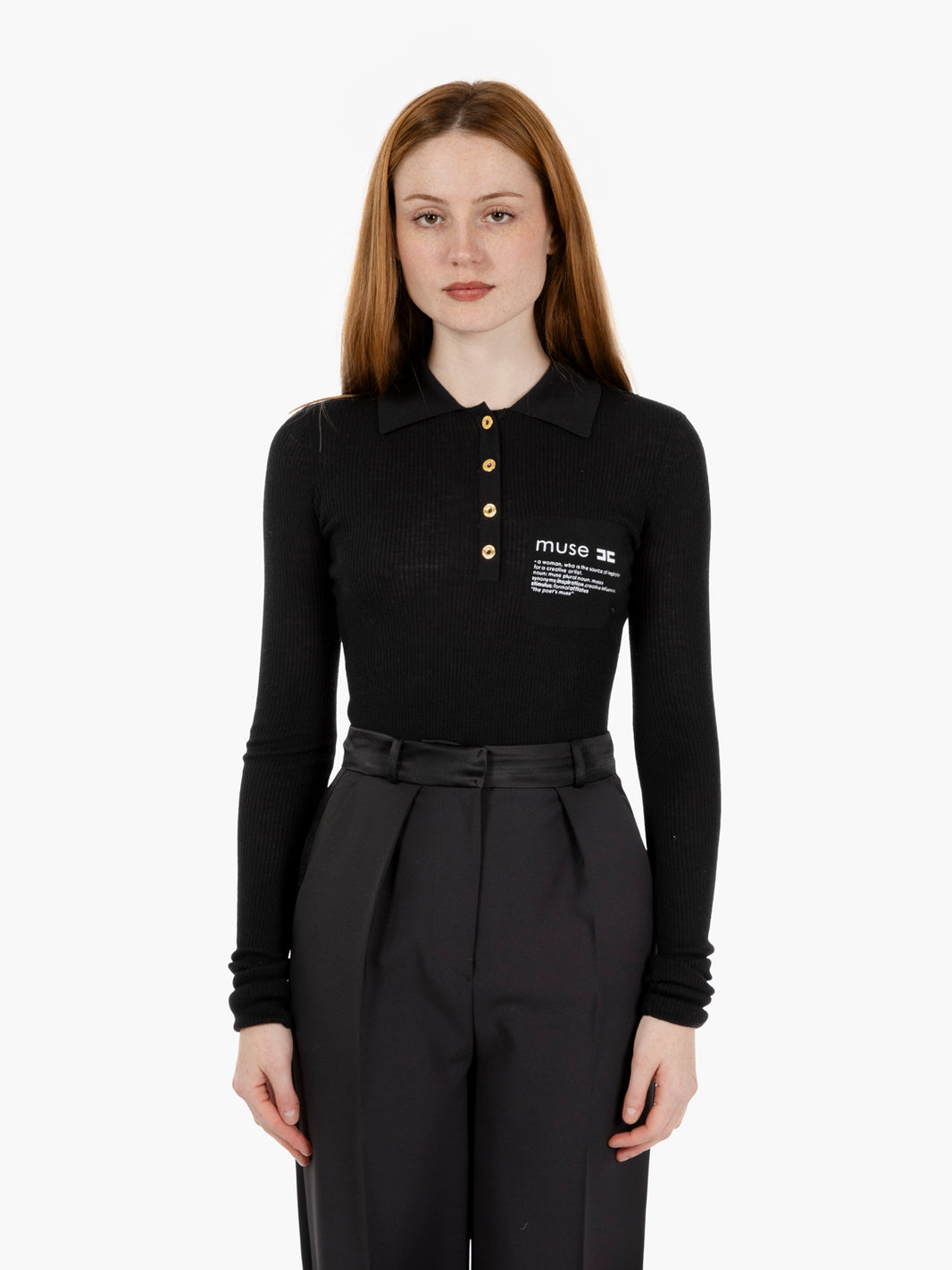 BLACK TRICOT SWEATER MK40B57E2_110