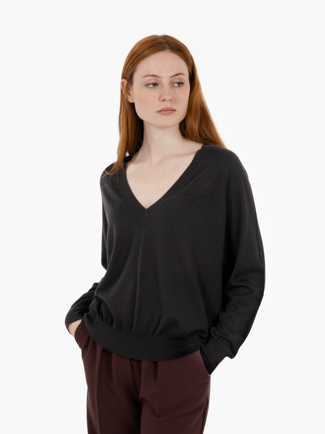 Maglione tricot nero