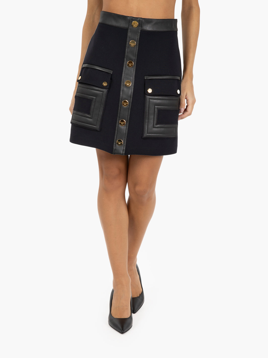 BLACK SKIRT GO12057E2_110