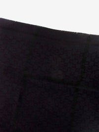 Sciarpa monogram nero