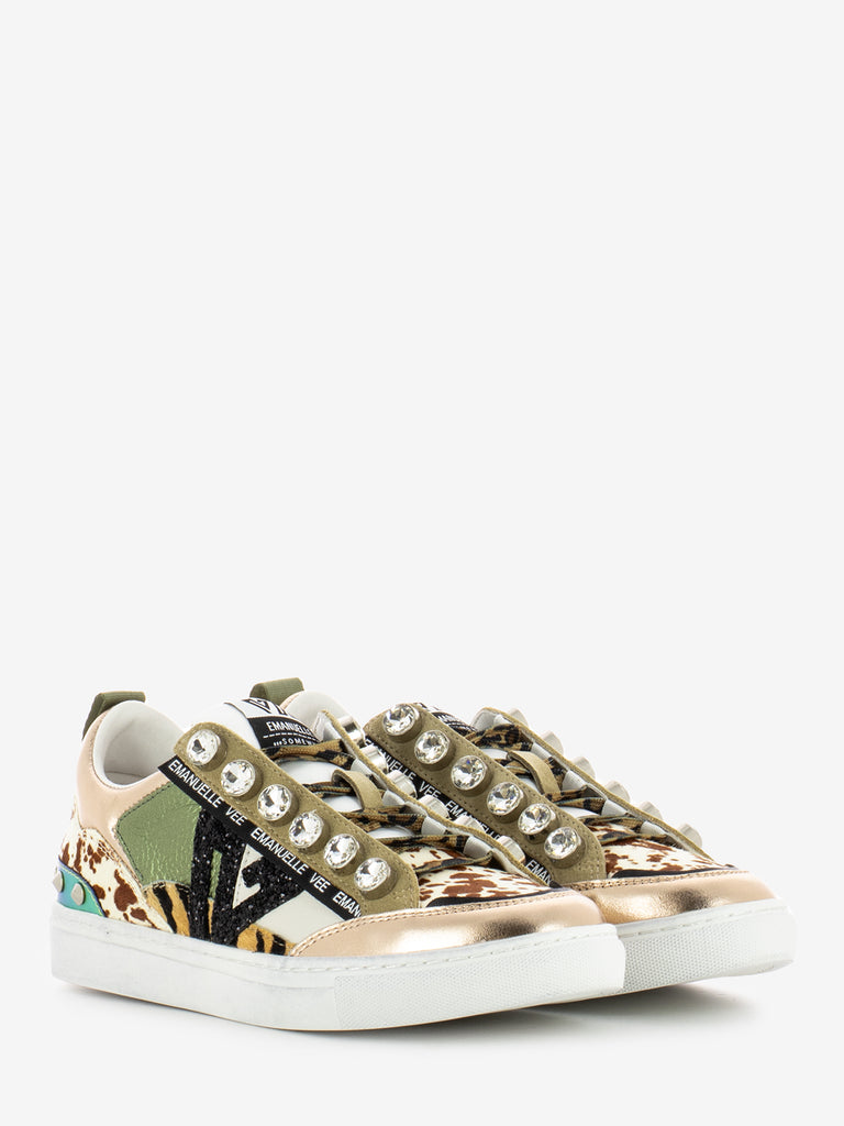 EMANUELLE VEE - Sneaker Olivia multi zebra