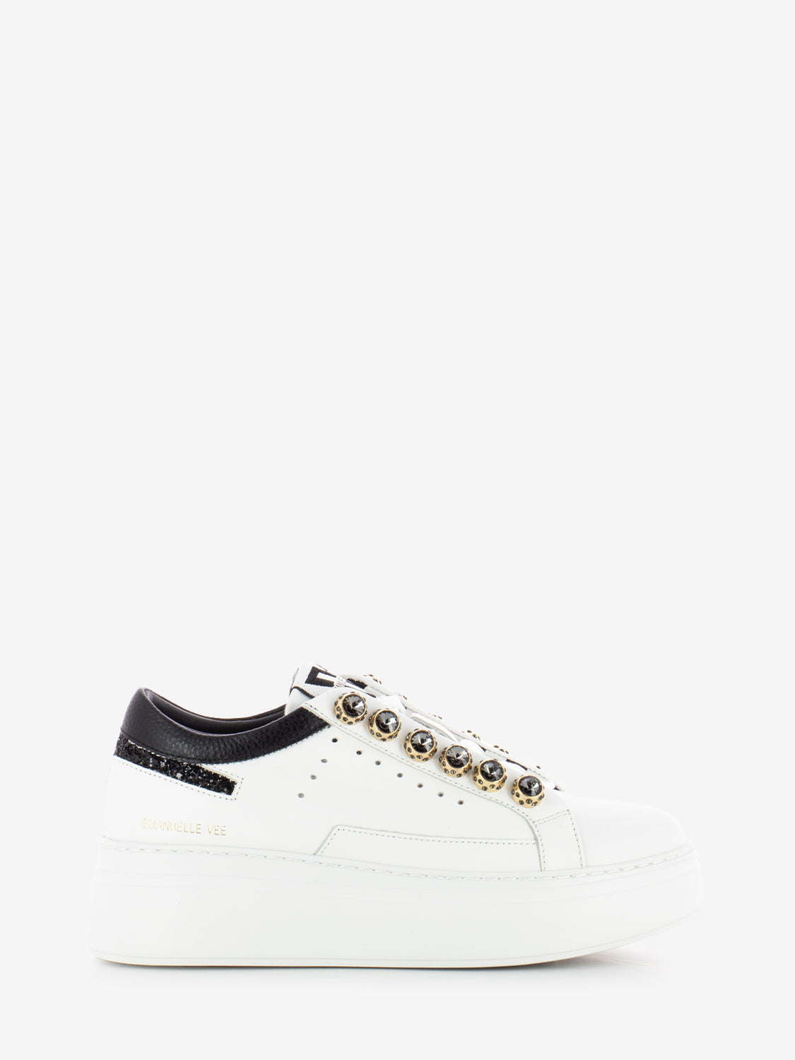 Sneakers Bice strass white / black