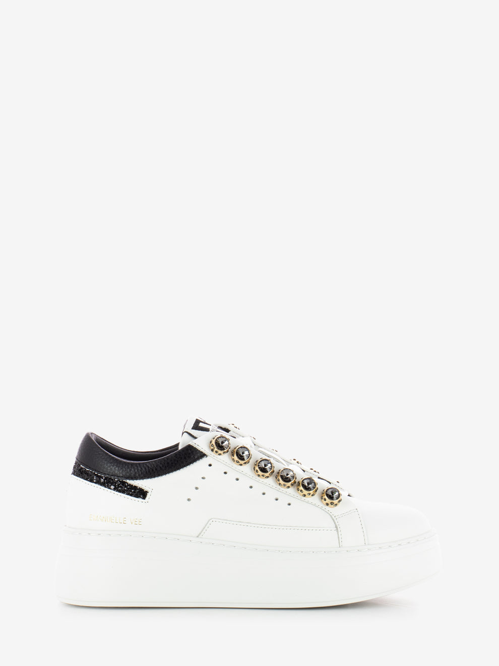 Sneakers Bice strass white / black