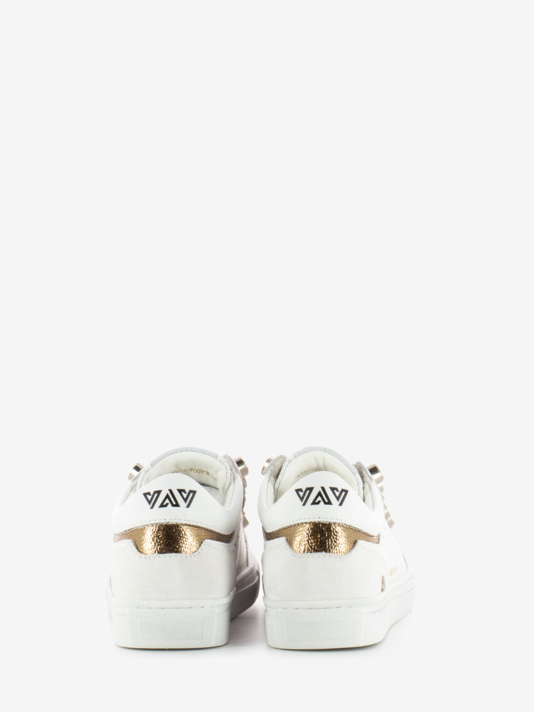 EMANUELLE VEE - Sneakers Olivia strass white / gold