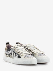 EMANUELLE VEE - Sneakers Soledad animalier / black