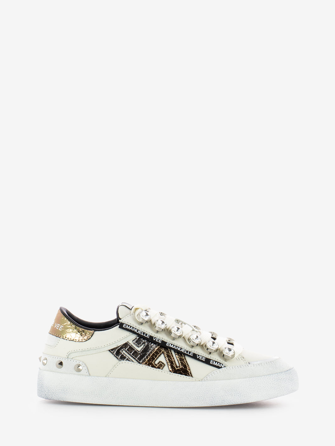 Sneakers Soledad white / gold