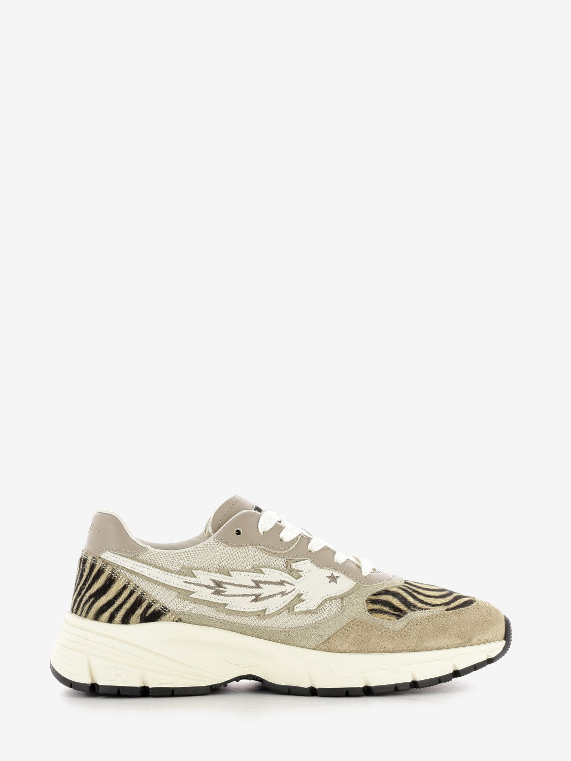 Run Rocket 6 cow suede sigaro / zebra