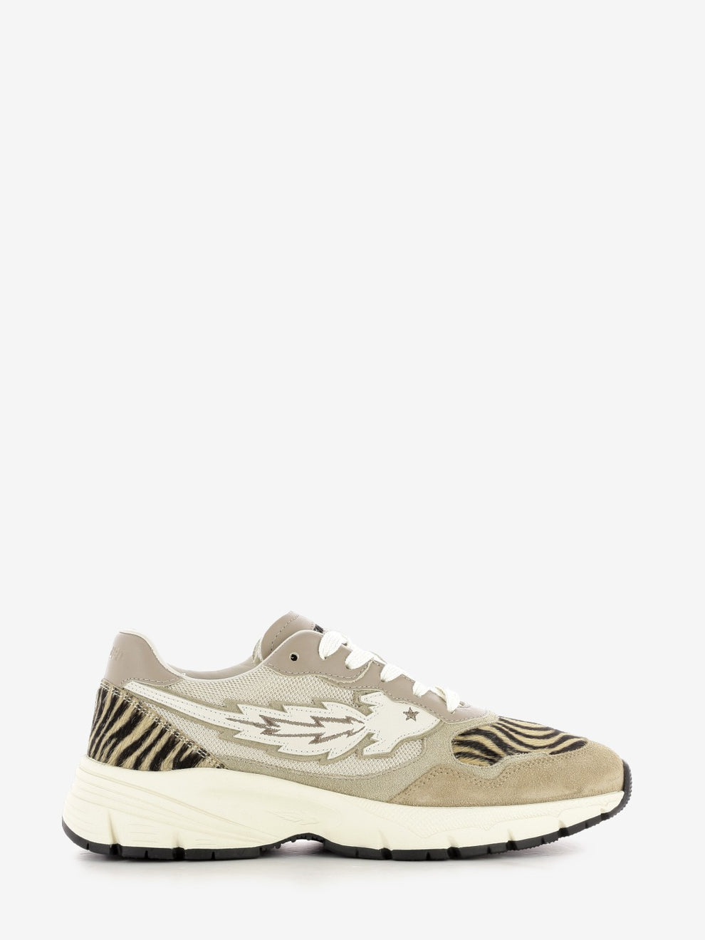 Run Rocket 6 cow suede sigaro / zebra