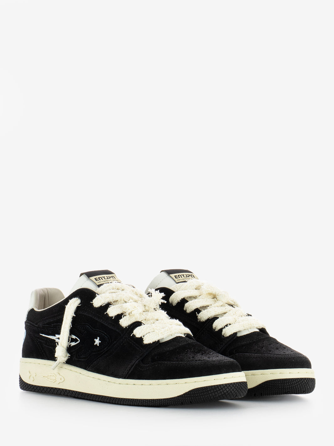 Eggo Rocket 4 vintage cow black sneakers