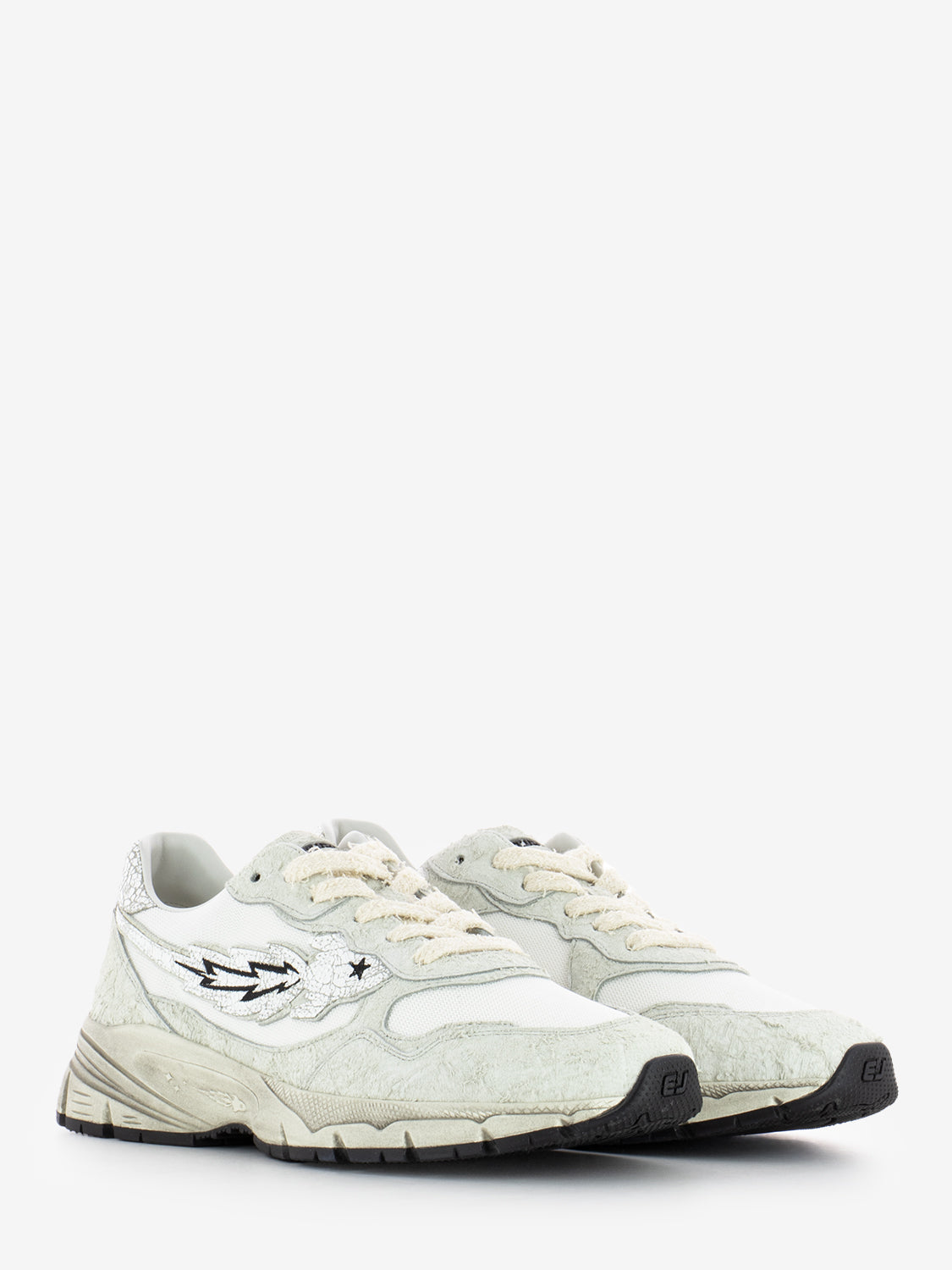Sneakers Run Rocket 1 cow suede white