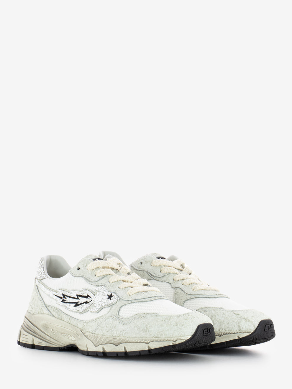 Sneakers Run Rocket 1 cow suede white