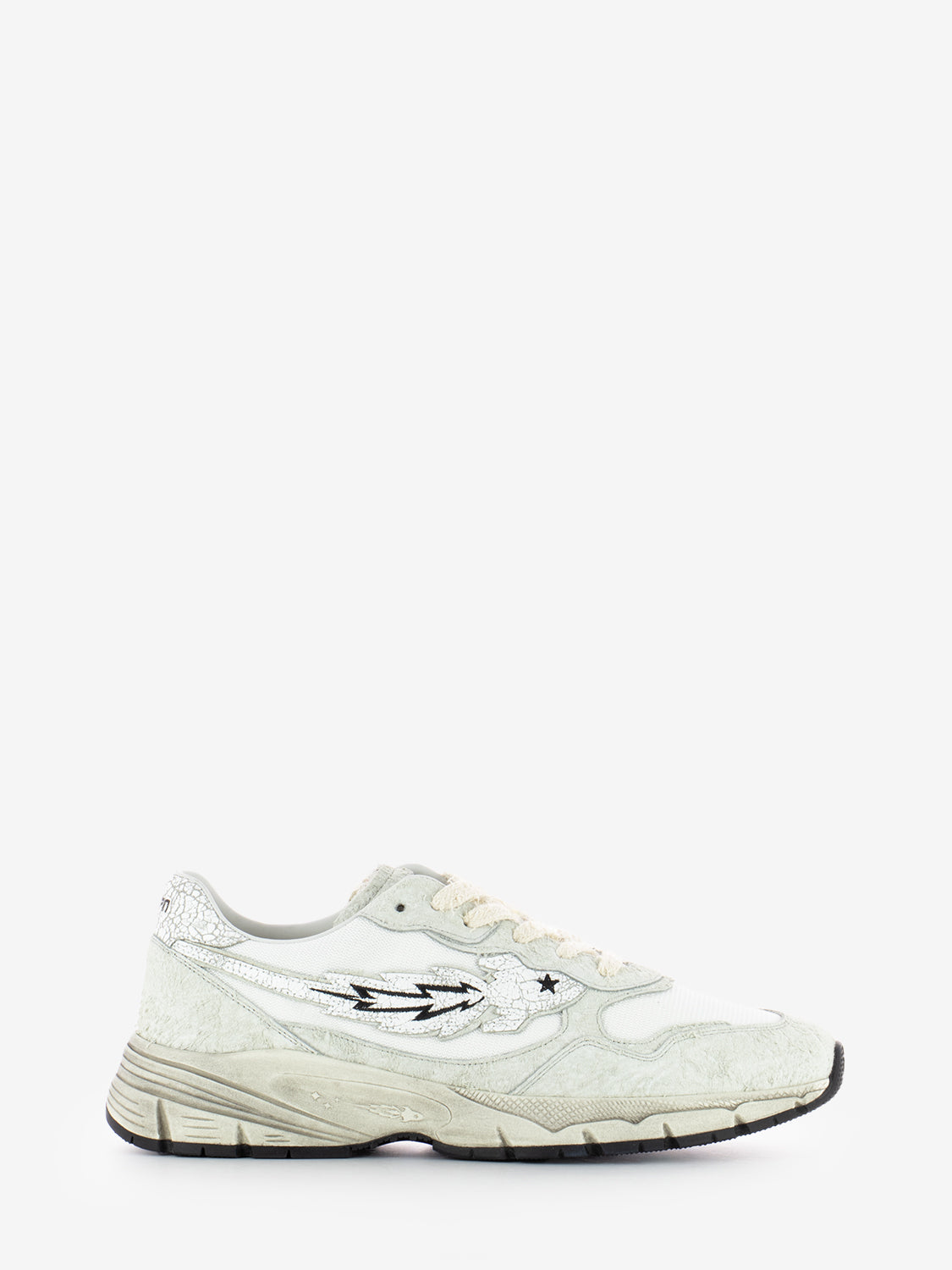 Sneakers Run Rocket 1 cow suede white