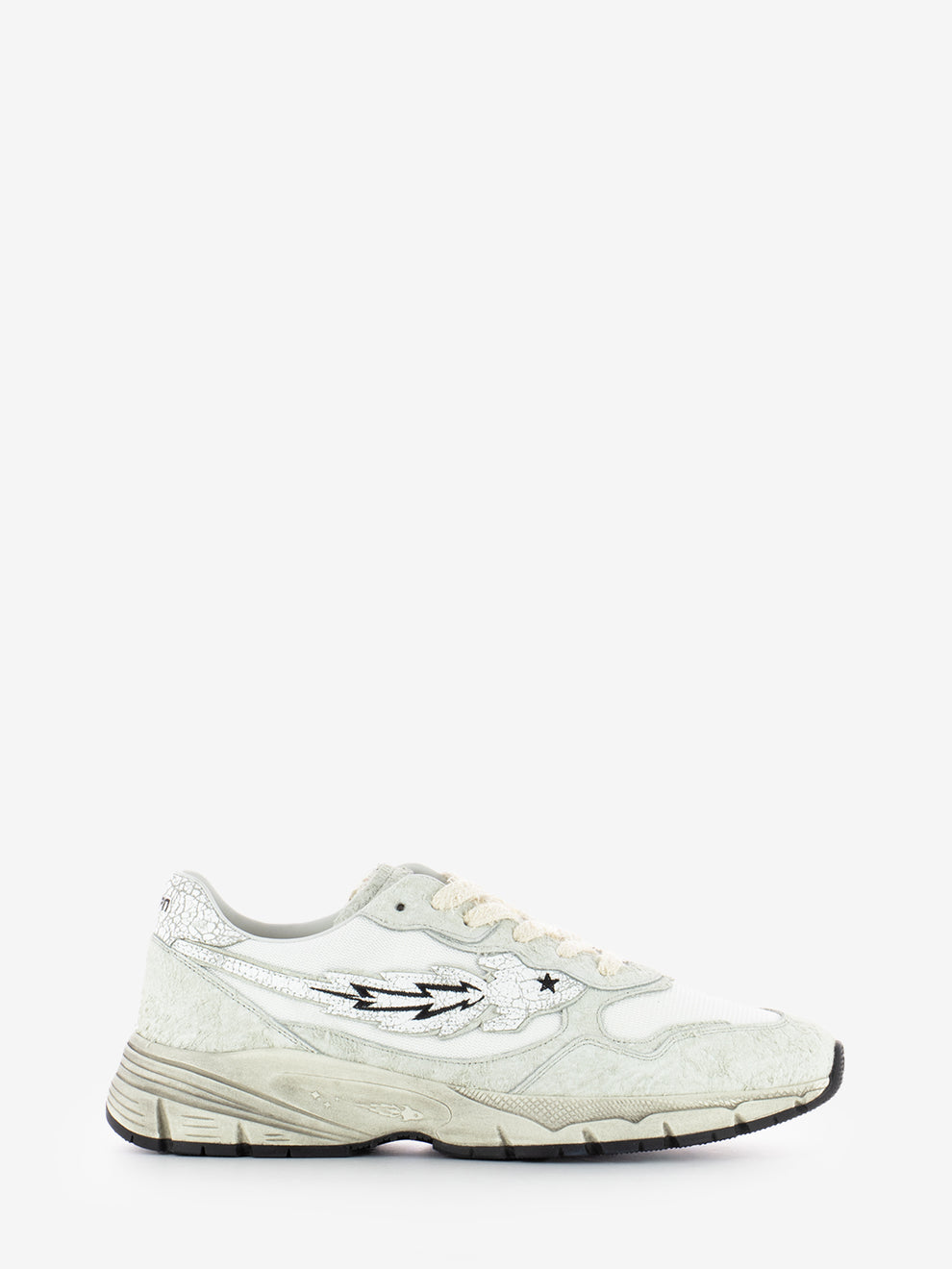 Sneakers Run Rocket 1 cow suede white