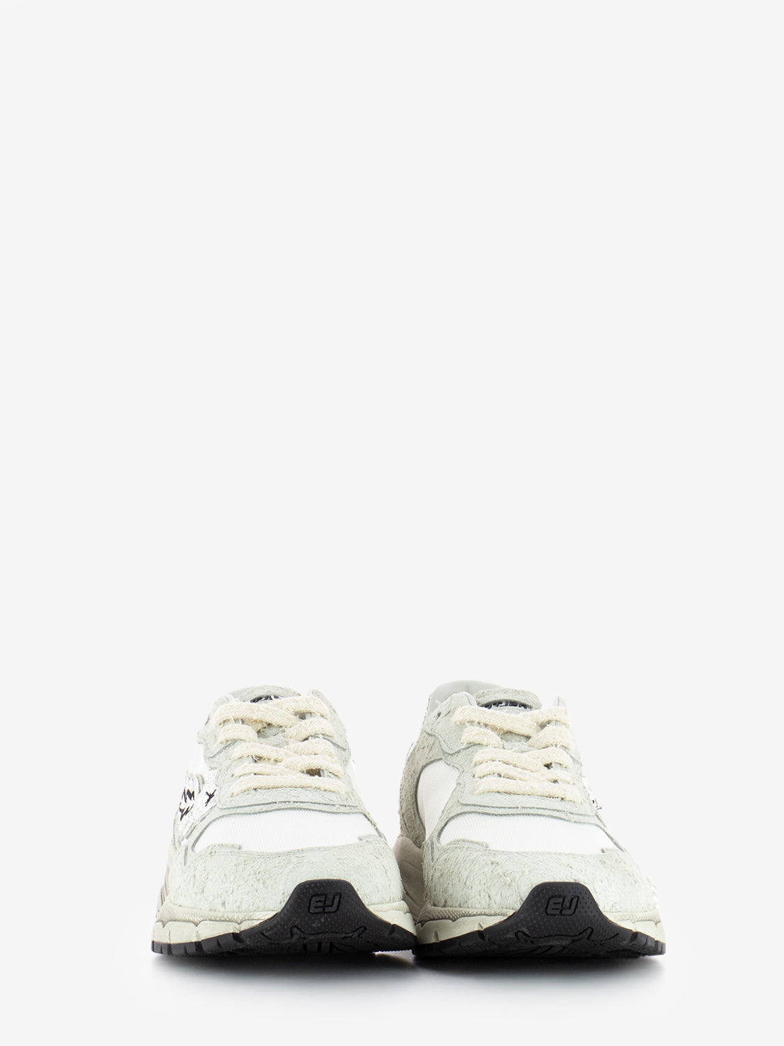Sneakers Run Rocket 1 cow suede white