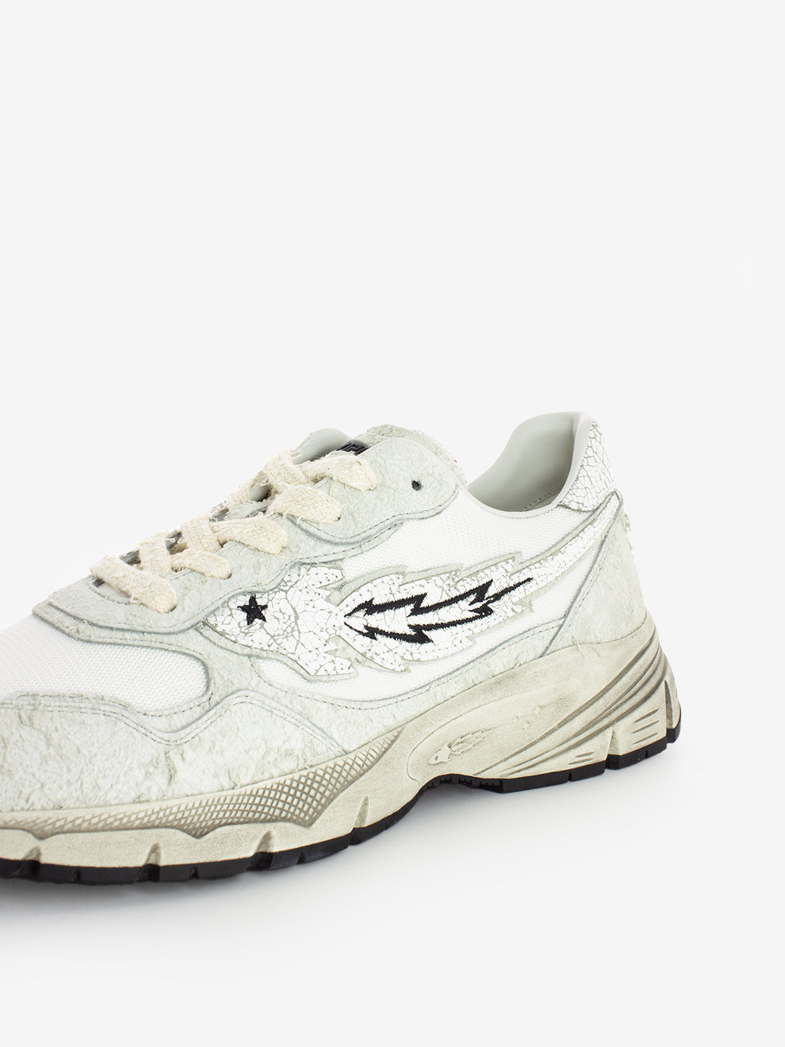 Sneakers Run Rocket 1 cow suede white