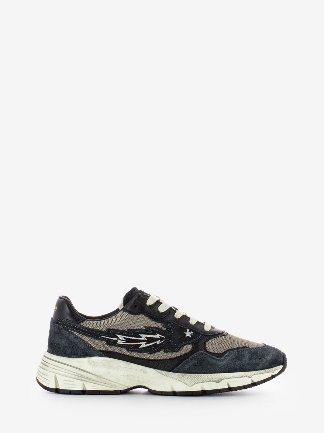 Run Rocket 2 cow suede blue / black sneakers