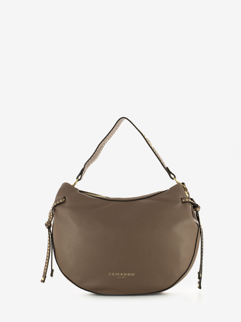 SCERVINO - Borsa Hobo Shanti taupe