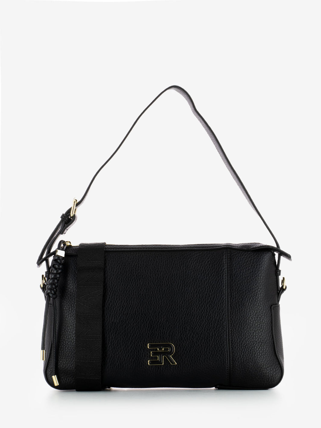 Borsa hobo Violeta black