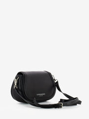 SCERVINO - Borsa Round flap nera